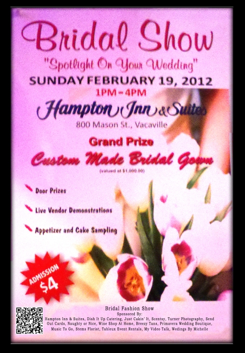 Flyer for upcoming bridal show